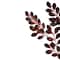 37" Red Glittered Leaves Artificial Christmas Spray